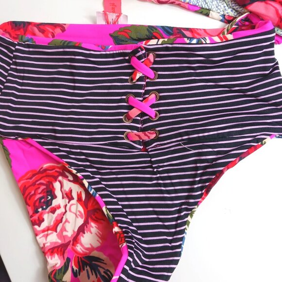 Anthropologie Maaji Kona Reversible Applause Bikini Bottoms - Picture 14 of 15